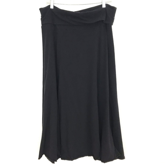 Lane Bryant Dresses & Skirts - Lane Bryant jersey knit maxi skirt long fold over